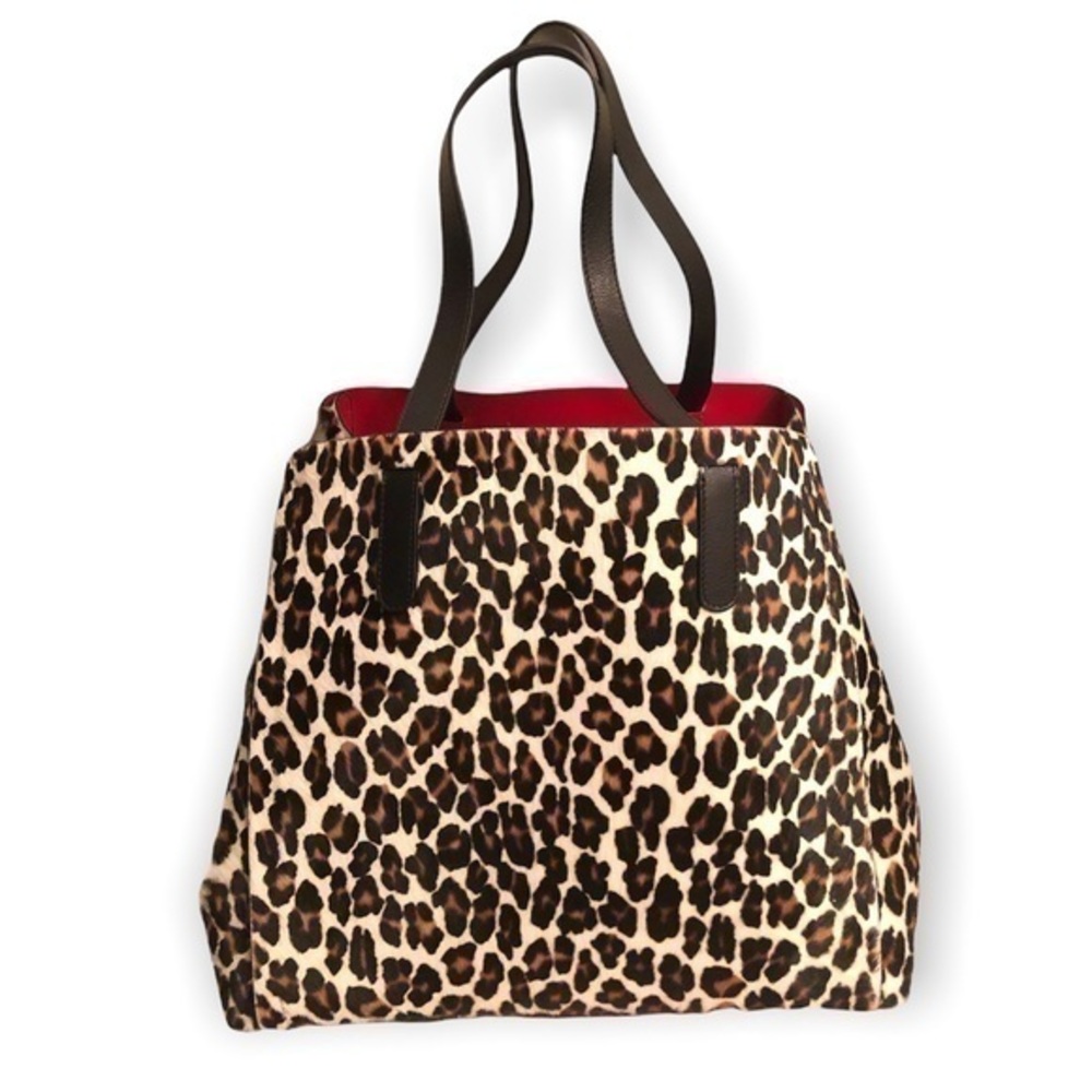 Gerard Darel the simple two simple 2 leopard tote bag  French France